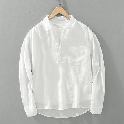Garion | Trendy Losse Pullover Overhemd