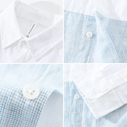 Dionel | Trendy Patchwork Overhemd