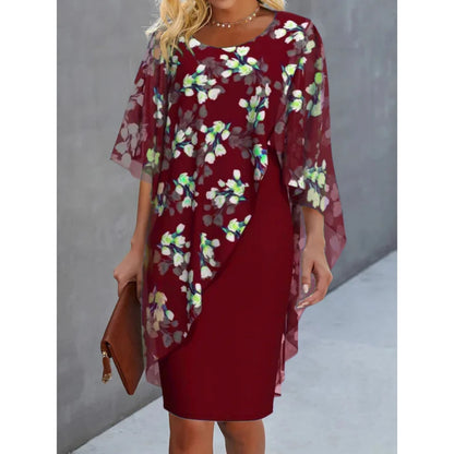 Annekatrine | Dames Midi Jurk | Bloemen Design