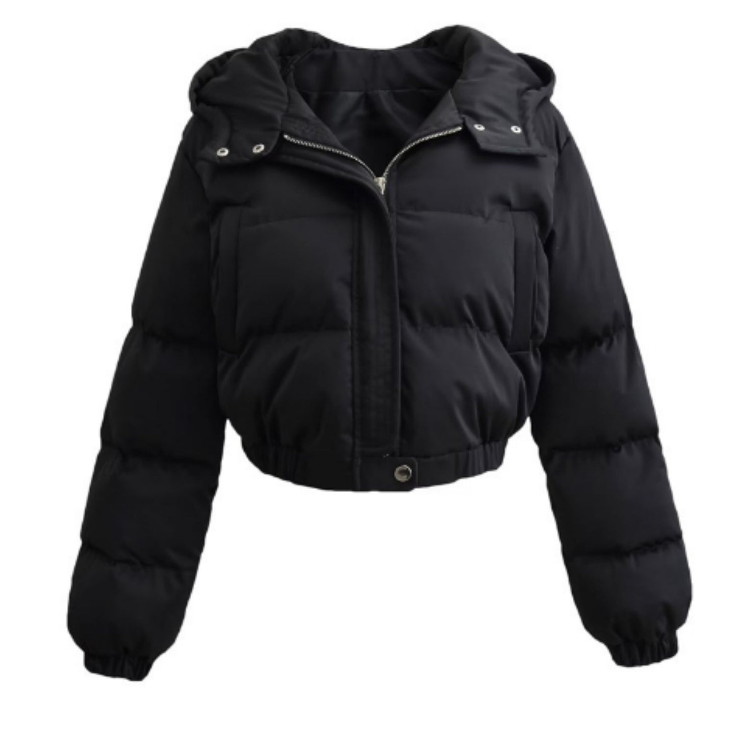 Dagelisa | Dames Puffer Jacket | Cropped Met Capuchon