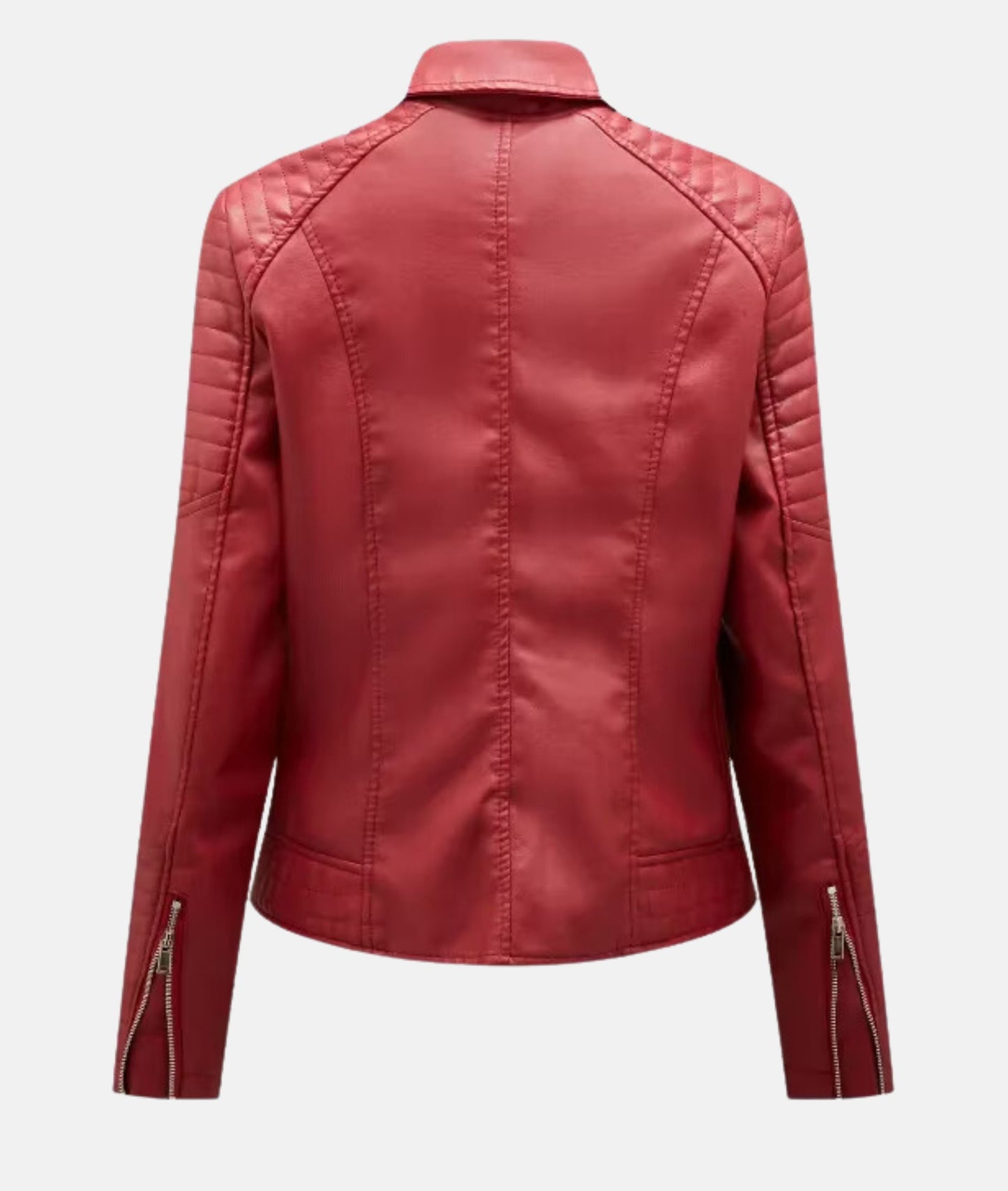 Joline | Trendy Bikerjas met Ritsen