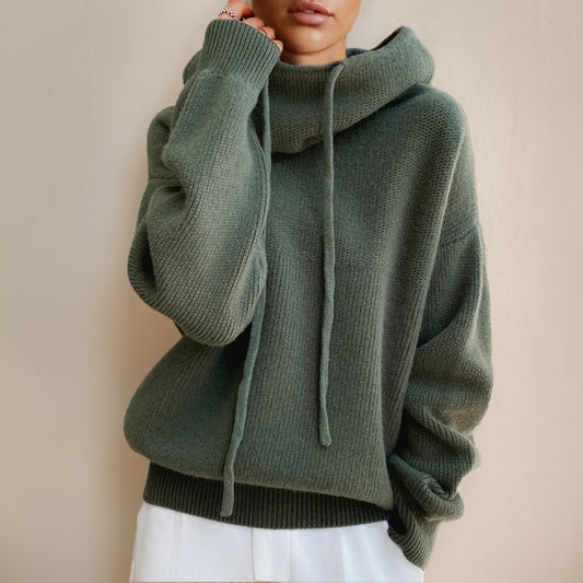 Aelgonda | Dames Hooded Trui | Relaxed Fit