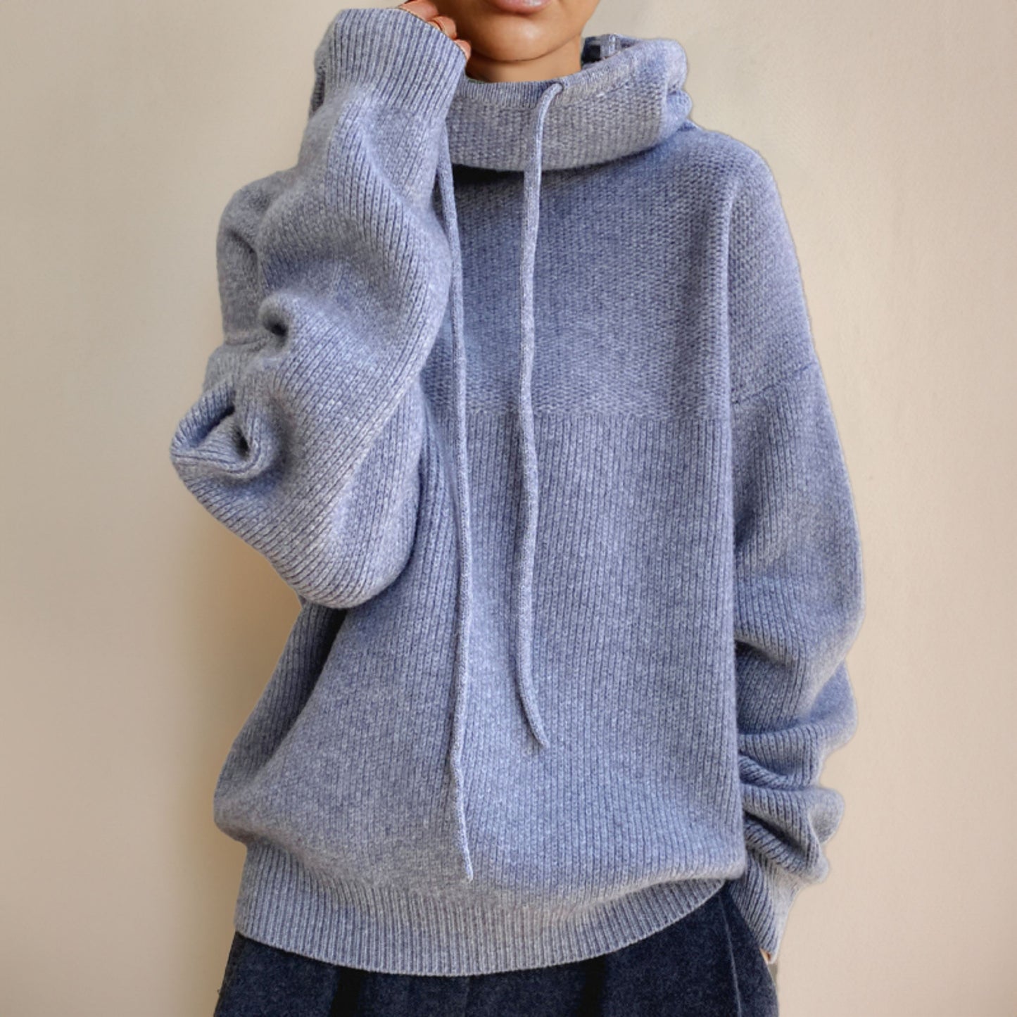 Aelgonda | Dames Hooded Trui | Relaxed Fit