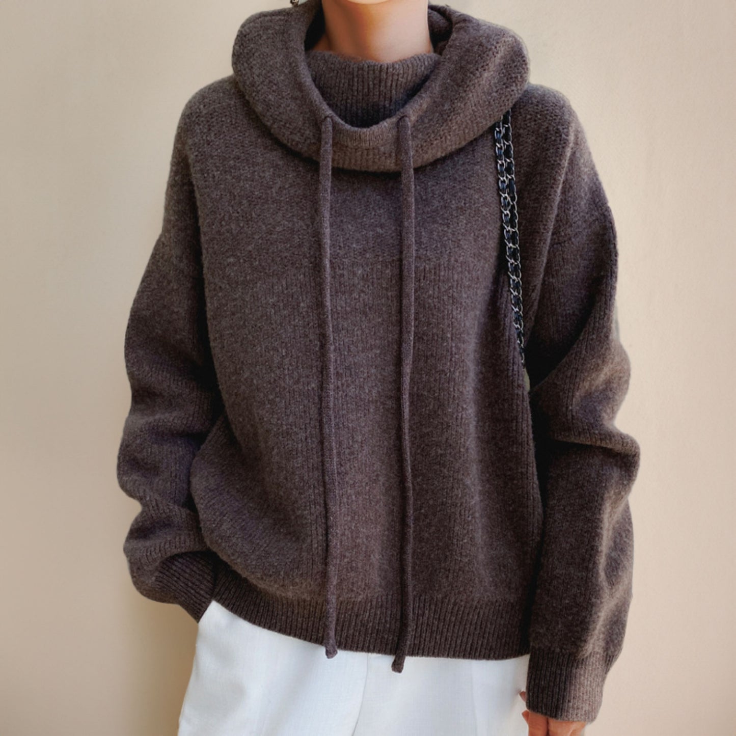 Aelgonda | Dames Hooded Trui | Relaxed Fit