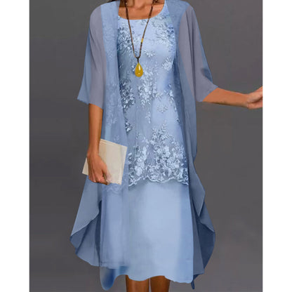 Dames Midi Jurk | Twee-Delig