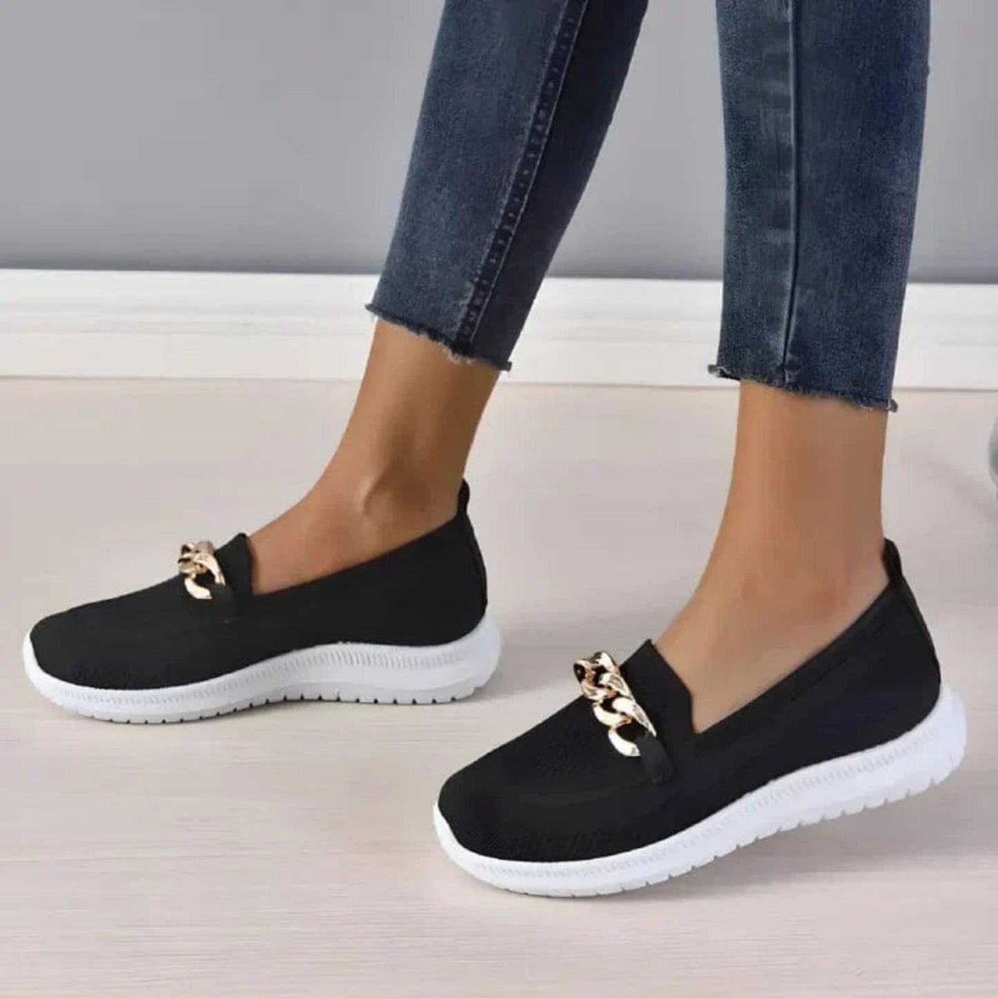 Baldienne | Dames Loafers | Kettingdetail