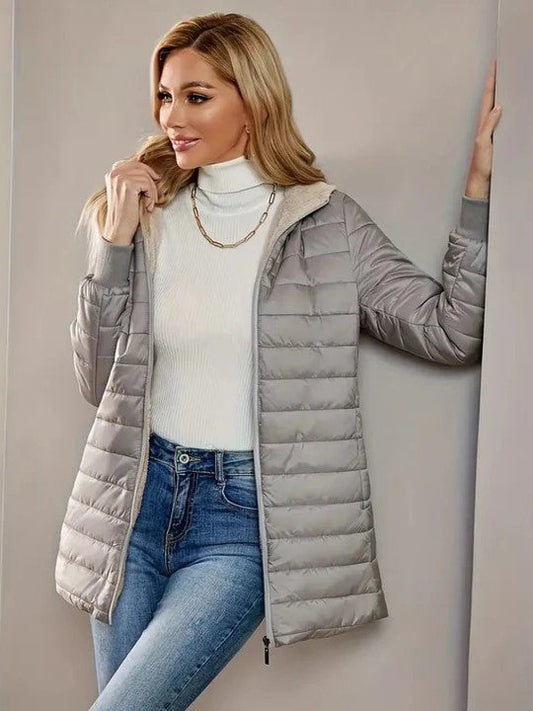 Catherine | Gewatteerde Winterjas Met Capuchon