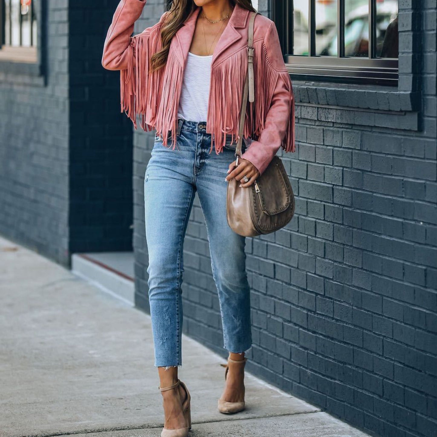 Esmeline | Dames Fringe Jacket | met Kwastjes