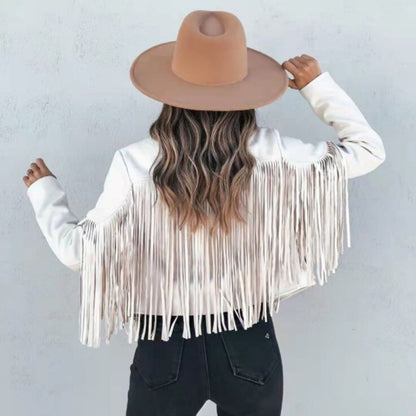 Esmeline | Dames Fringe Jacket | met Kwastjes
