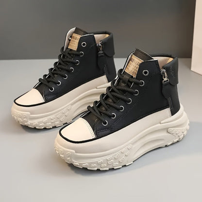 Beline | Dames Platform Sneakers | Hoge Top