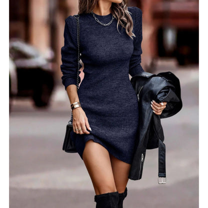Dames Mini Jurk | Geribbeld