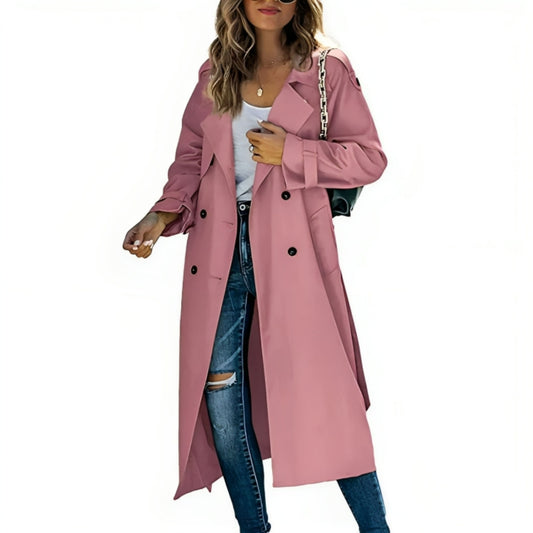 Alverike | Dames Trench Coat | Double-Breasted