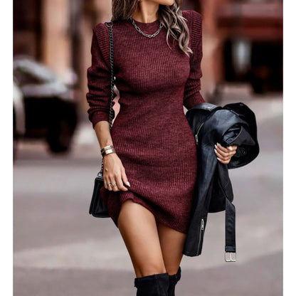 Dames Mini Jurk | Geribbeld