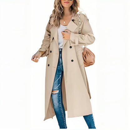 Alverike | Dames Trench Coat | Double-Breasted