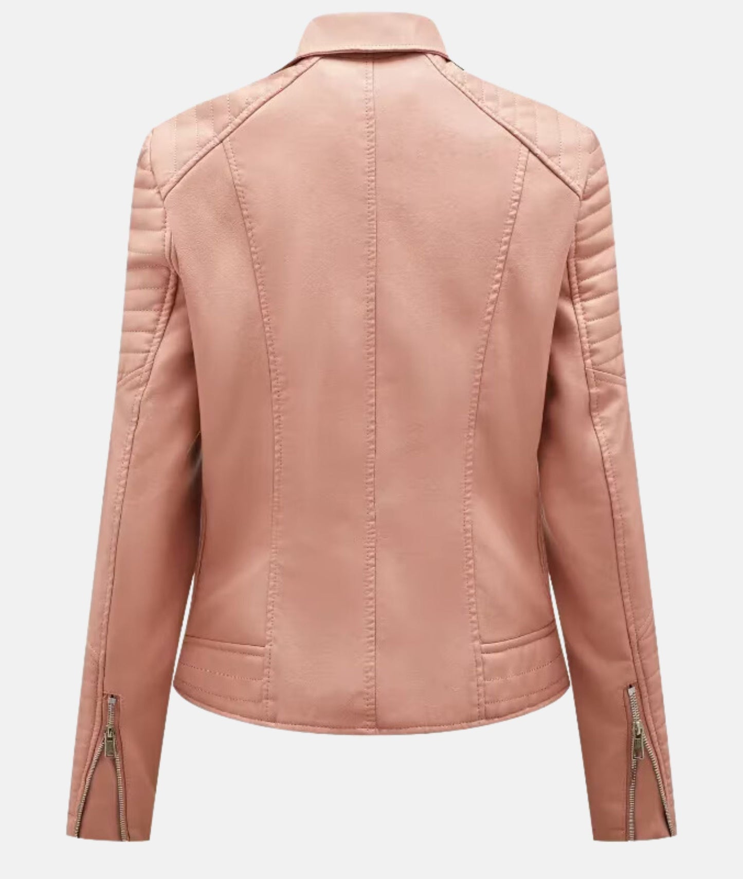 Joline | Trendy Bikerjas met Ritsen