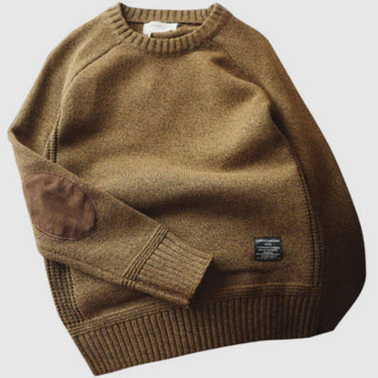 Cleindert | Heren Trui | Elleboog Patches