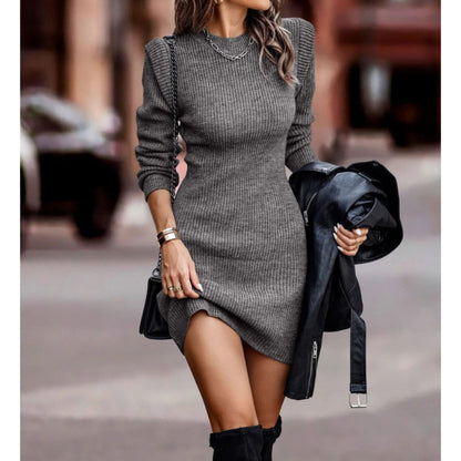 Dames Mini Jurk | Geribbeld
