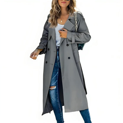 Alverike | Dames Trench Coat | Double-Breasted