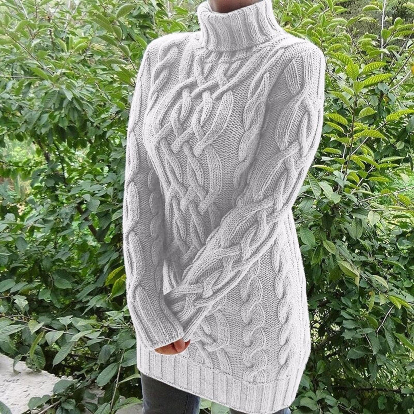 Ancerina | Dames Coltrui | Kabelgebreid