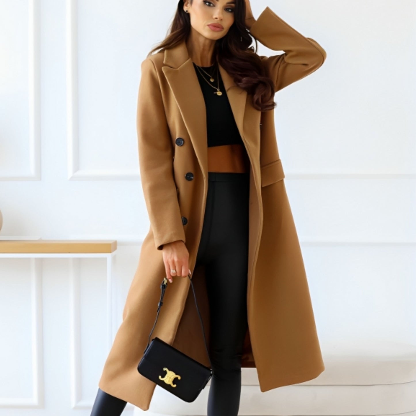 Fennore | Dames Trenchcoat | Double-Breasted