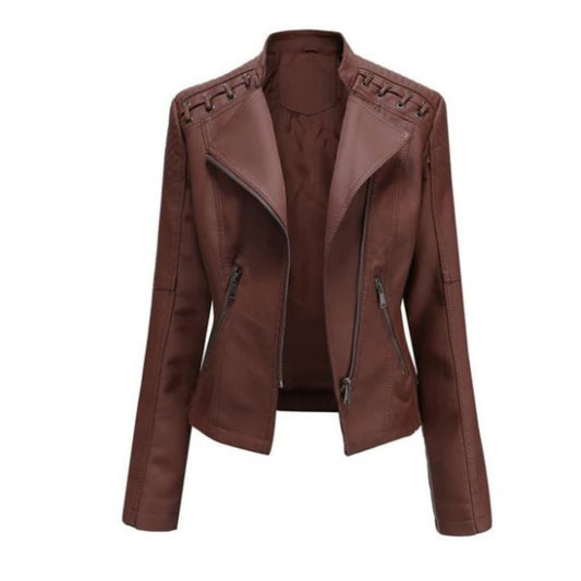 Diederijna | Dames Bikerjack | Zip-Up