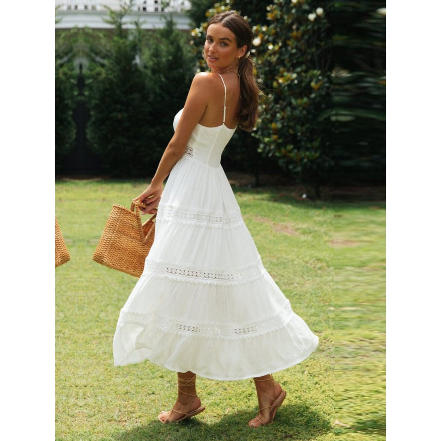 Fennere | Dames Maxi Jurk | Verstelbare Spaghetti Bandjes