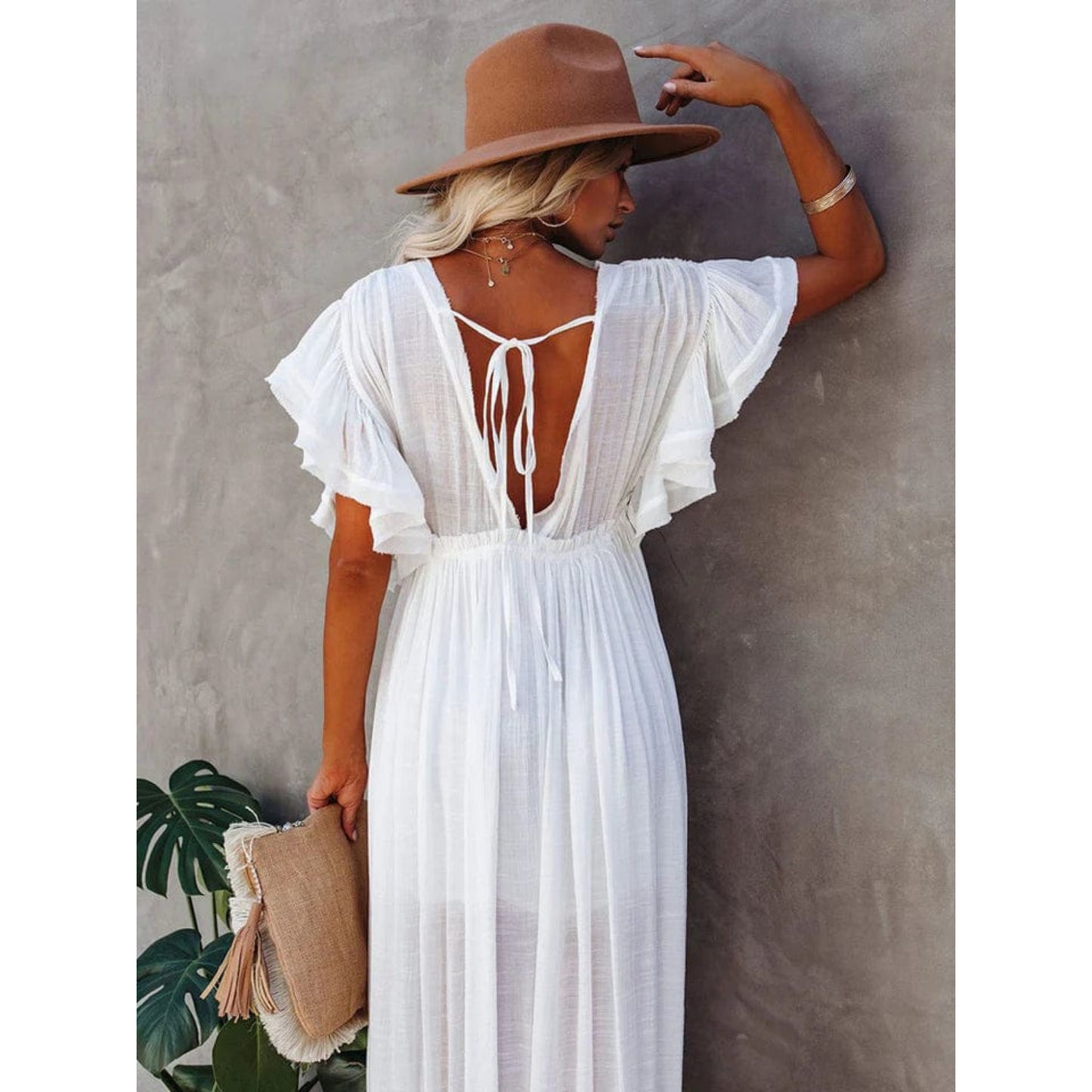Florielle | Dames Maxi Jurk | V-Hals