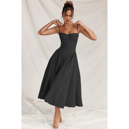 Dames Mouwloze Jurk | Midi