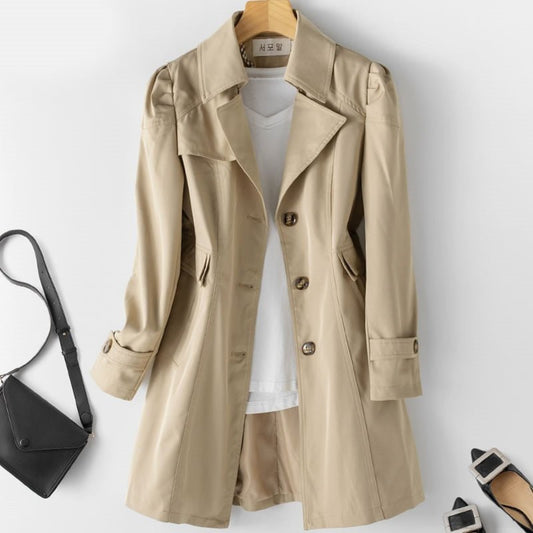 Dames Waterdichte Trench Coat | Klassiek