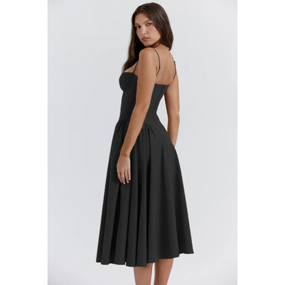 Dames Mouwloze Jurk | Midi