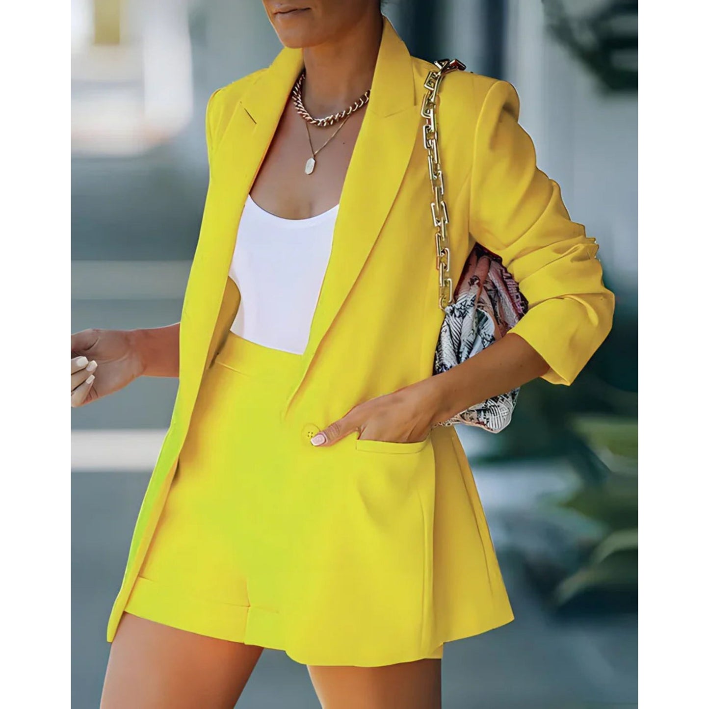 Barendika | Dames Blazer Set | Blazer met Korte Broek
