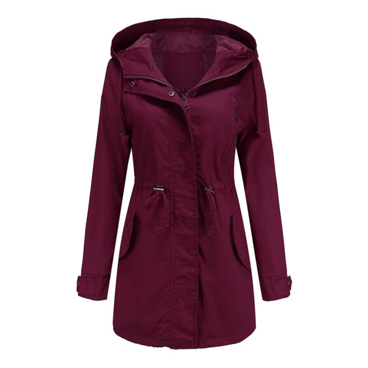 Everlindina | Dames Hooded Jacket | Drawstring Taille Ontwerp