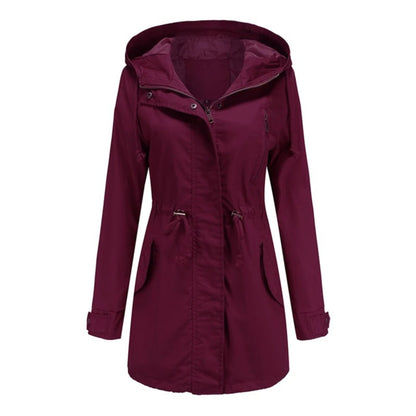 Everlindina | Dames Hooded Jacket | Drawstring Taille Ontwerp