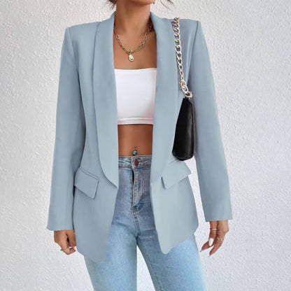 Dames Elegante Lange Mouw Blazer | Open Front