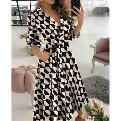 Dames Elegante Jurk | Wikkelontwerp