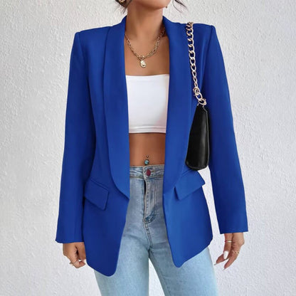 Dames Elegante Lange Mouw Blazer | Open Front