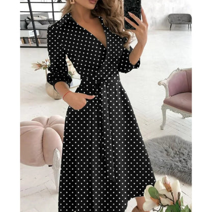 Dames Elegante Jurk | Wikkelontwerp