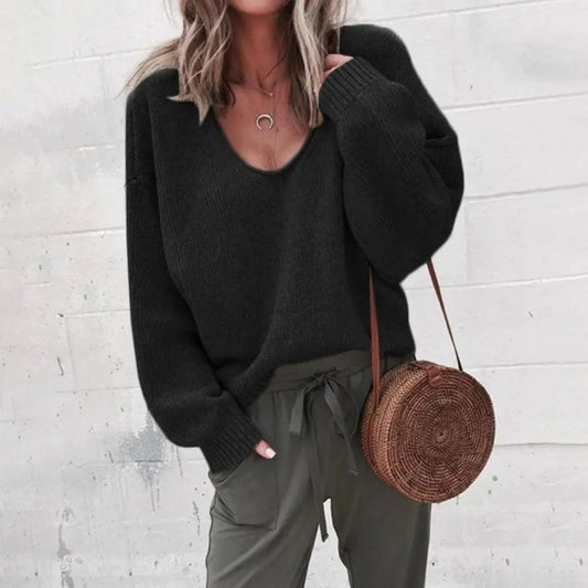 Andorina | Dames Oversized Trui | V-Hals