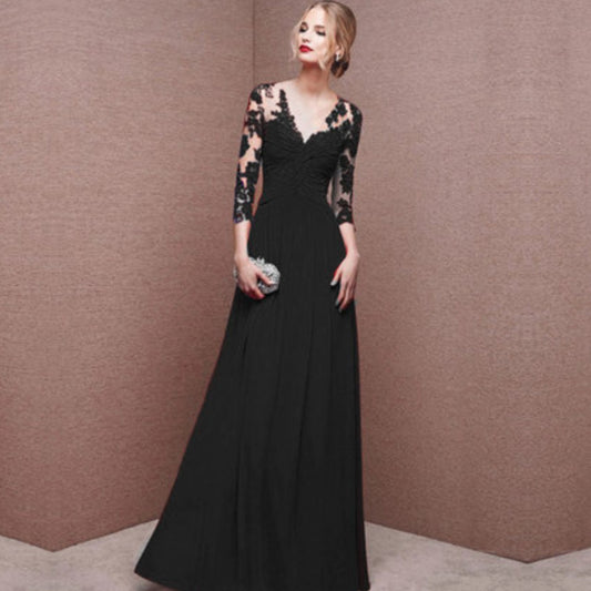 Dames Elegante Maxi Jurk | Bruiloft Gast