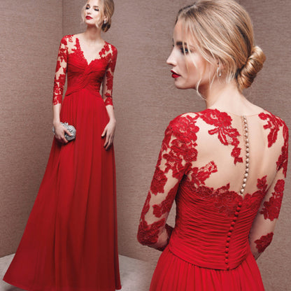 Dames Elegante Maxi Jurk | Bruiloft Gast