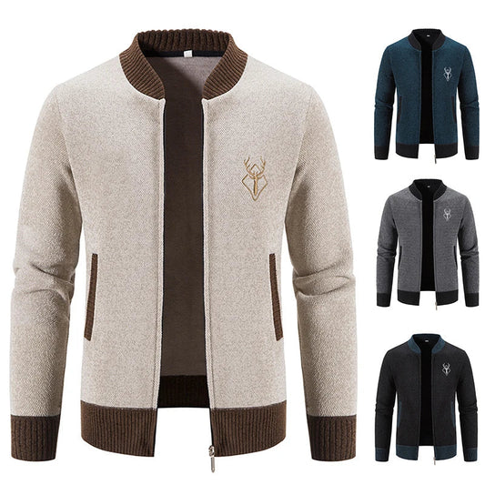 Rene | Lange Casual Cardigan voor Heren