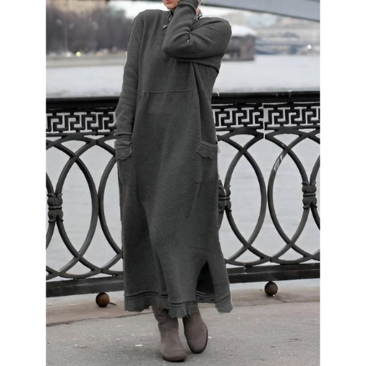 Jenna | Lange Gebreide Maxi Jurk