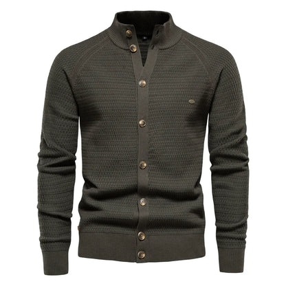 Magnus | Gebreide Cardigan Met Knopen