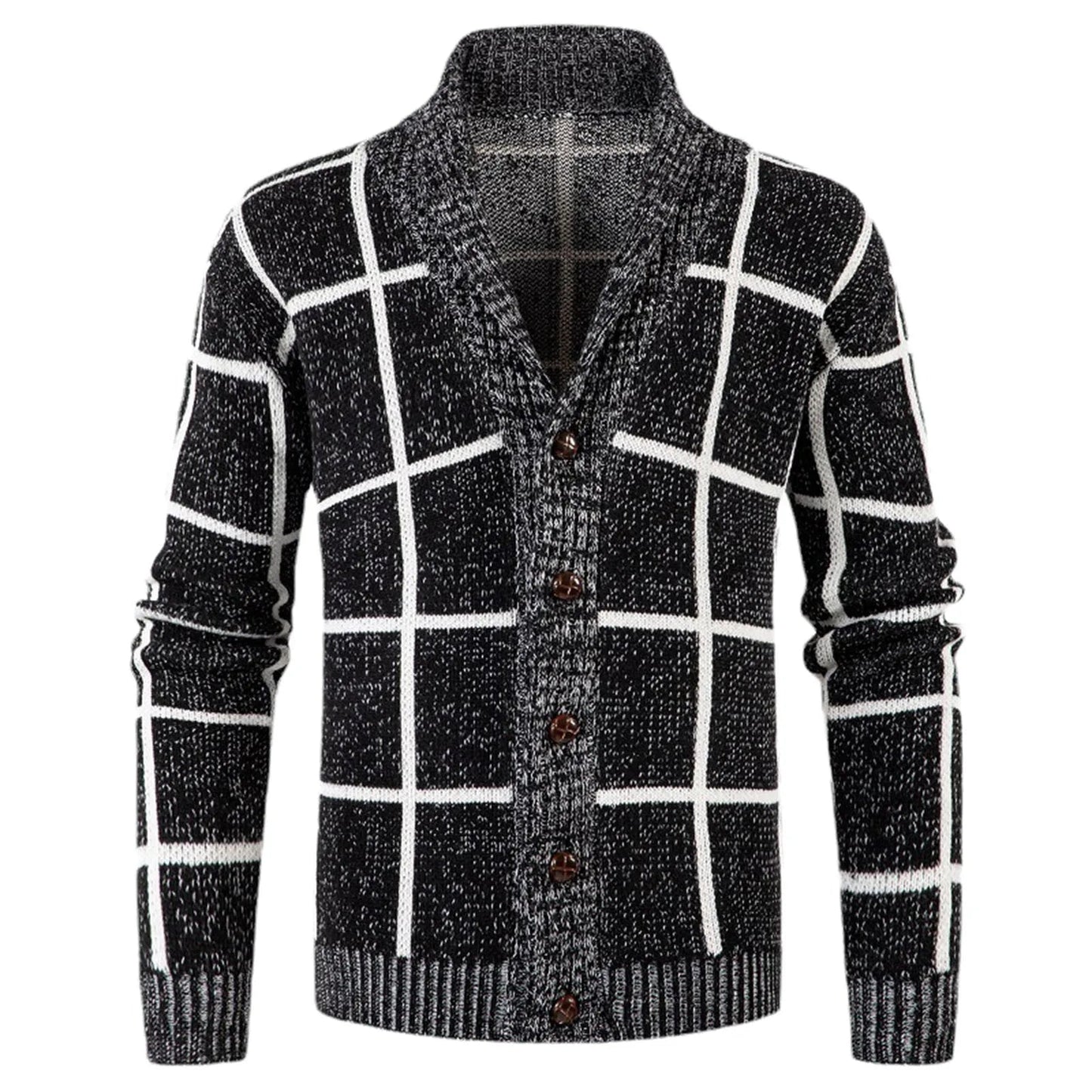 Theodor | Moderne Plaid Cardigan