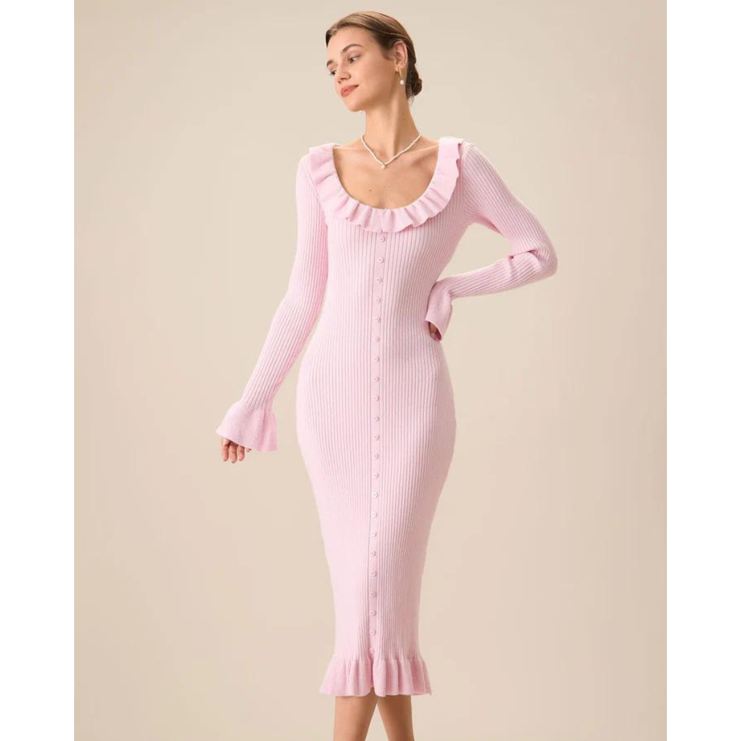 Devyn | Trendy Midi Jurk