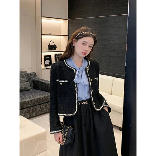 Esmelinda | Dames Cropped Jas | Button-Up