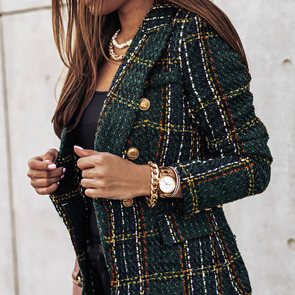 Otylia | Elegante Geruite Blazer