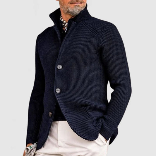 Belmijn | Heren Gebreid Vest | Button-Up