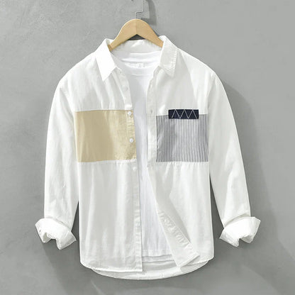 Wendric | Patchwork Casual Overhemd