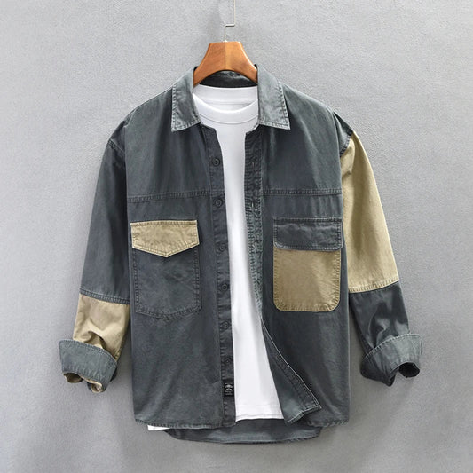 Xanric | Cargo Patchwork Overhemd